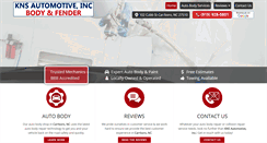 Desktop Screenshot of knscollision.com